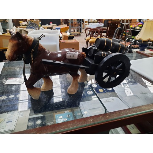 313 - Shire horse and cart