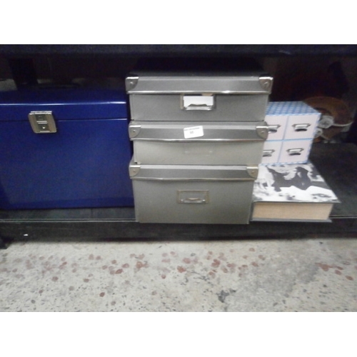 95 - Collection of assorted file boxes