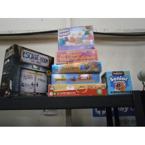 97 - Seven assorted board games