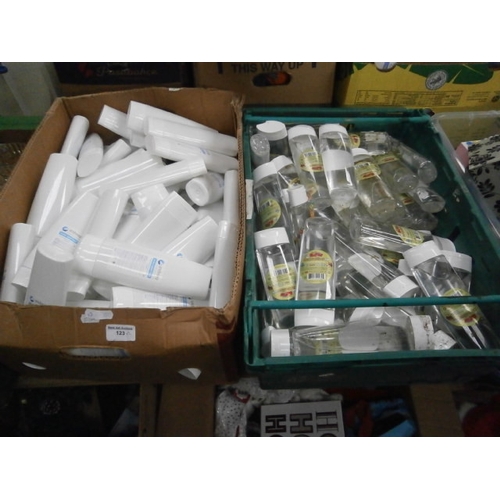 123 - Two boxes of hand sanitisers