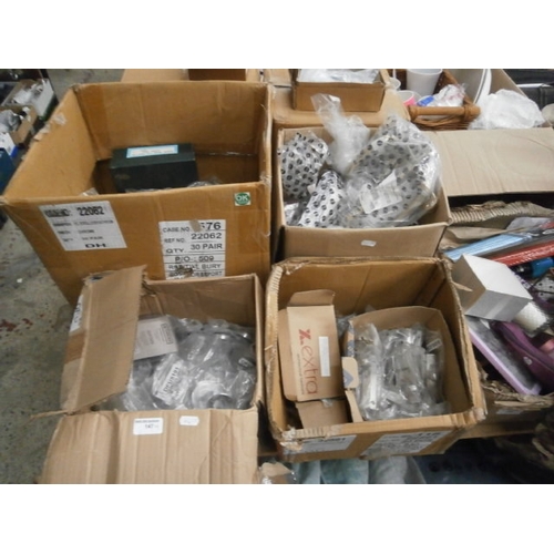 147 - Four boxes of door accessories