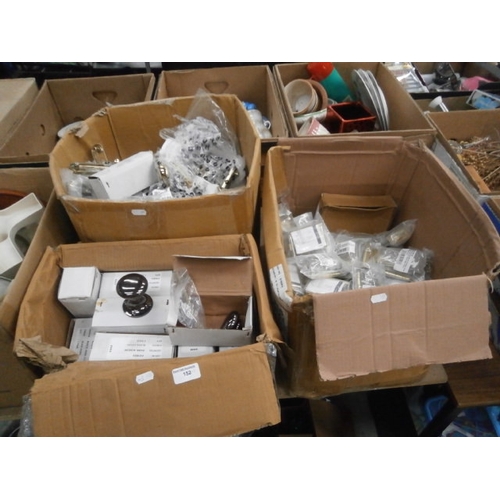 152 - Three boxes of door accessories