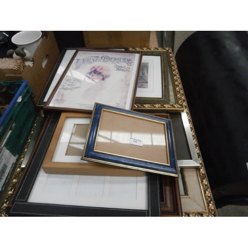 155 - Lot inc artwork and picture frames