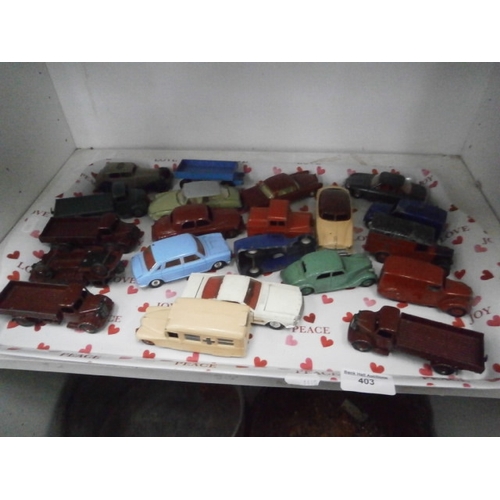 403 - Collection of vintage Dinky cars