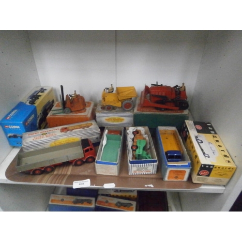 408 - Collection of vintage boxed Dinky vehicles, with Vanguards and Ford and Corgi Classics