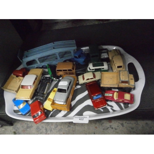 422 - Collection of diecast vehicles inc Corgi, Dinky, etc