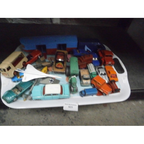 423 - Collection of diecast vehicles inc Corgi, Dinky, etc