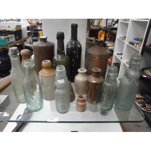 485 - Collection of vintage bottles