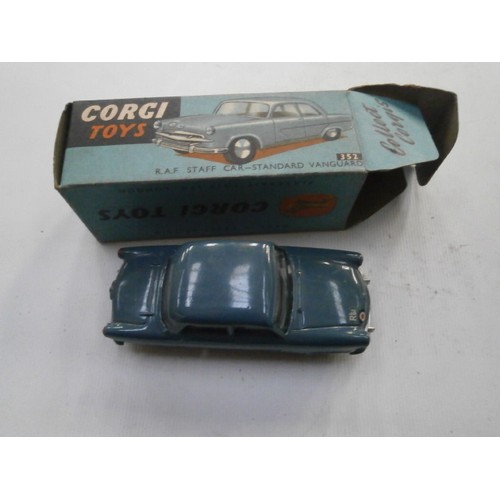 409 - Collection of vintage boxed Dinky, Corgi and Vanguard vehicles