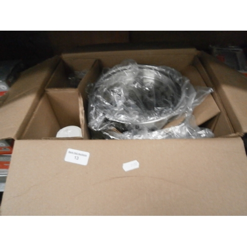 13 - New and boxed Saladmaster pan set