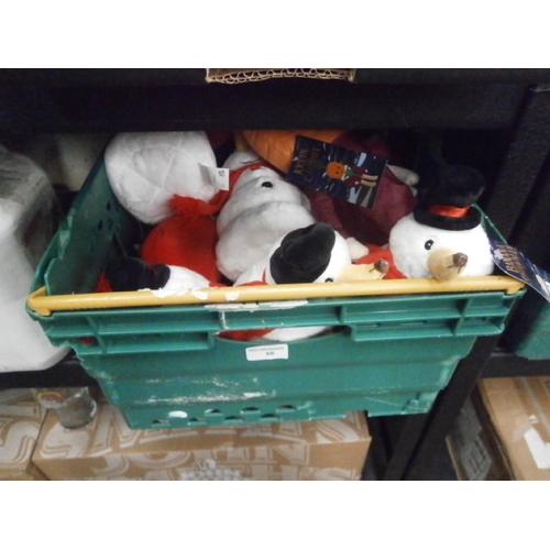 66 - Box of Aldi festive teddies