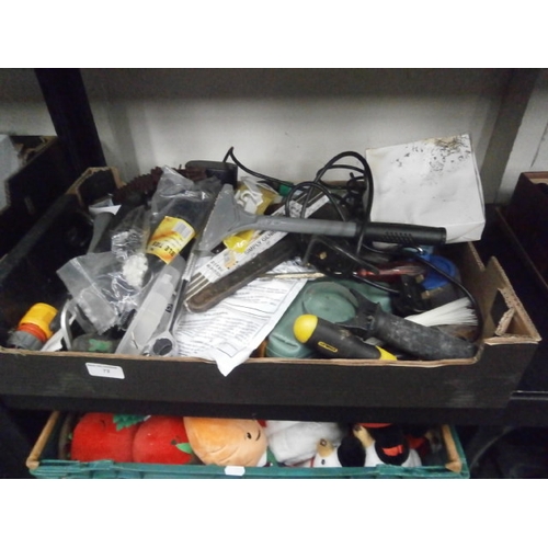 72 - Box of assorted tools