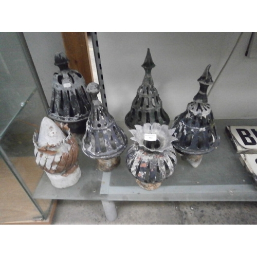 362 - Six lead lamp tops