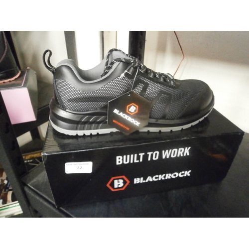 72 - Pair of new Blackrock work trainers, size 7