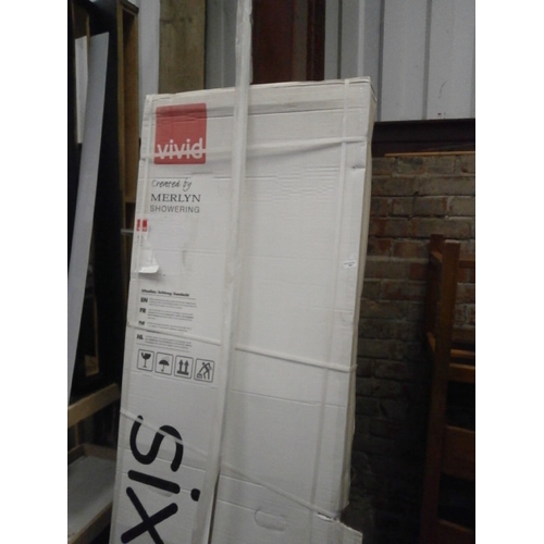 621 - Large boxed MERLYN shower screen