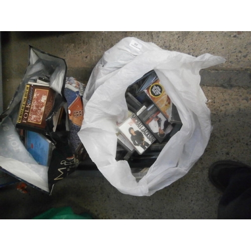 252 - Two bags inc CDs and Tapes