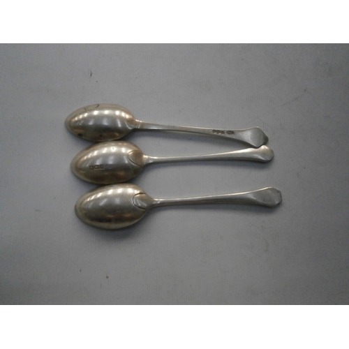 259 - Three silver hallmarked spoons