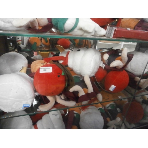 265 - Collection of Aldi festive teddies