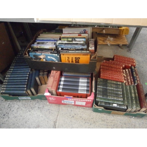 294 - Four boxes of assorted books