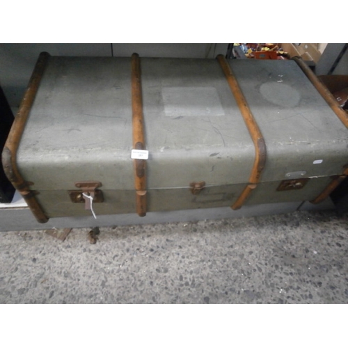 381 - Old travel trunk