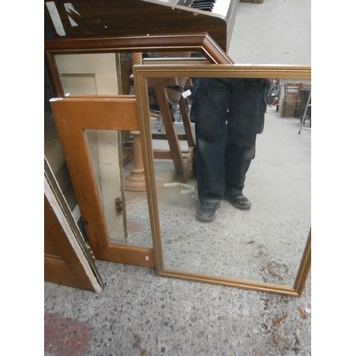 433 - Three assorted mirrors