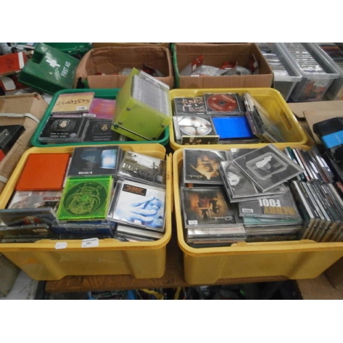 165 - Four boxes of CDs