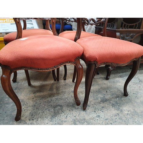 605 - 2 pairs of vintage chairs