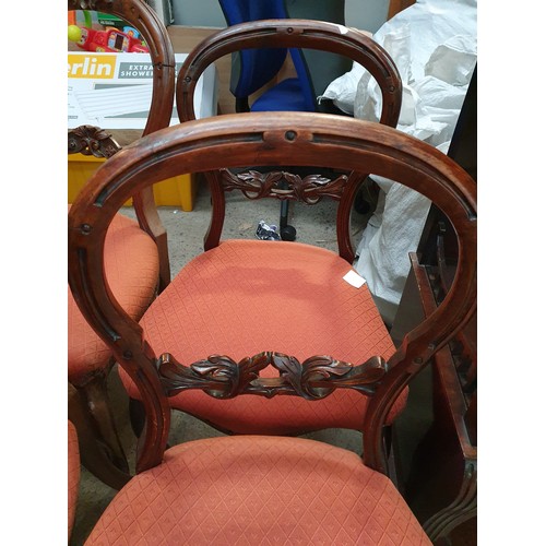 605 - 2 pairs of vintage chairs