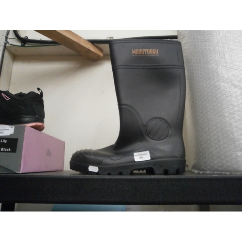 64 - Pair of new size 11 work wellies