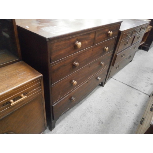 637 - Large 2 over 3 drawer chest