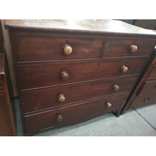 637 - Large 2 over 3 drawer chest