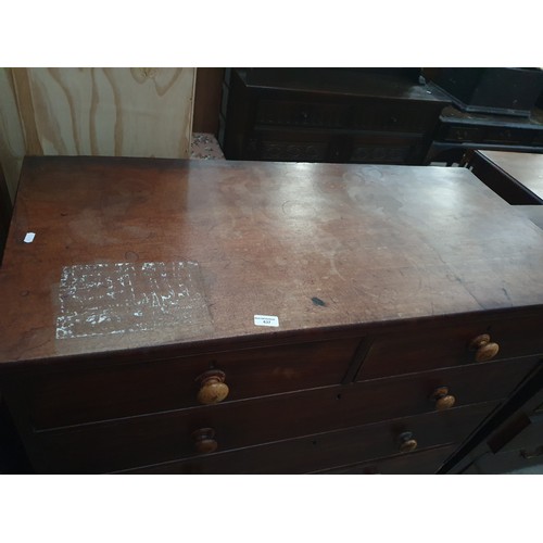 637 - Large 2 over 3 drawer chest