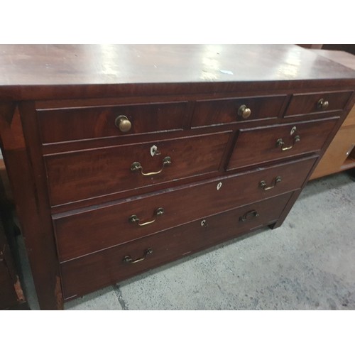 638 - 3 over 2 over 2 drawer chest