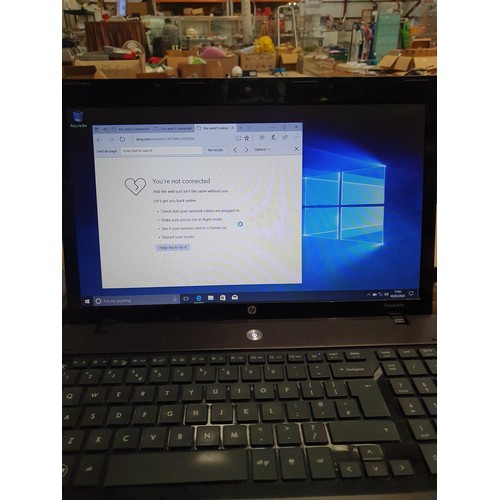 70 - HP laptop with charger upgraded to windows 10 in working order