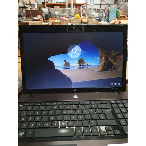 70 - HP laptop with charger upgraded to windows 10 in working order