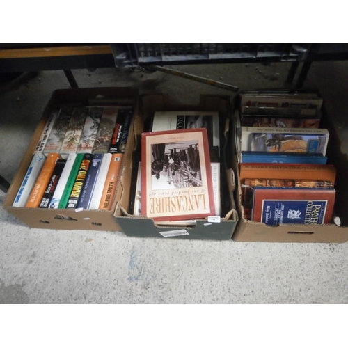 144 - Three boxes of assorted books