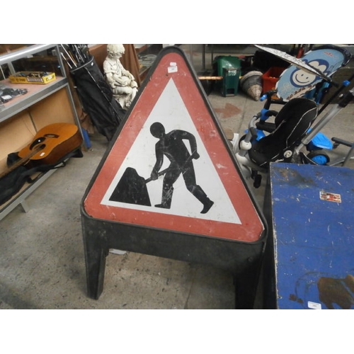 201 - Roadworks sign