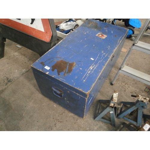 202 - Old wooden tool box