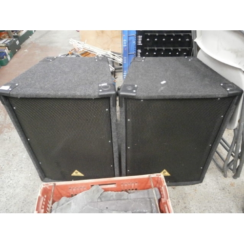 211 - Large pair of Behringer speakers