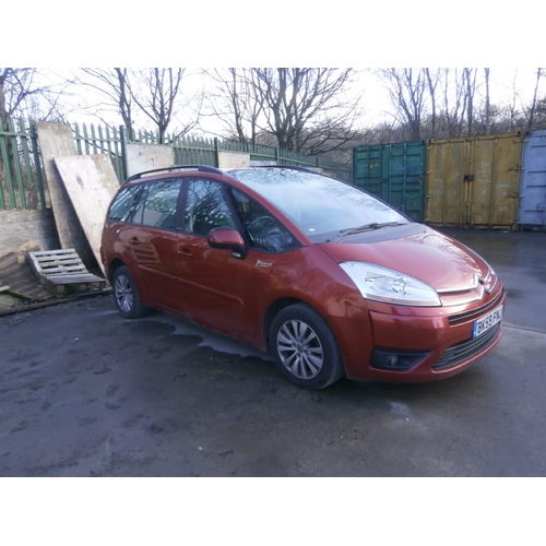 425 - Citroen grand C4 picasso 7 seater. Diesel .M.O.T 14/12/23 mileage 121564 with 2 keys, please see ext... 