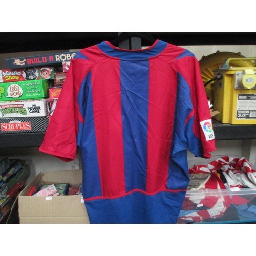 75 - Box of assorted football shirts, mostly size L