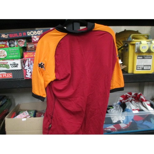 75 - Box of assorted football shirts, mostly size L