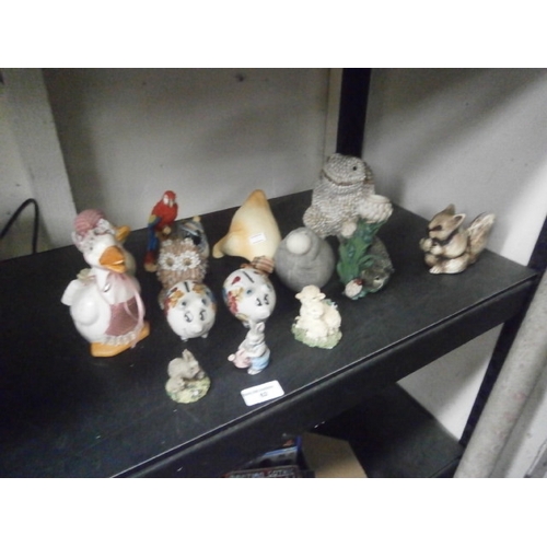 62 - Collection of animal ornaments