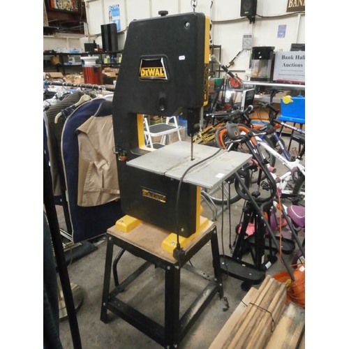 244 - Dewalt band saw on stand