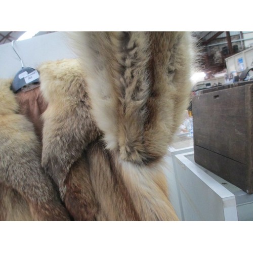 373 - Vintage English fur coat in good clean condition