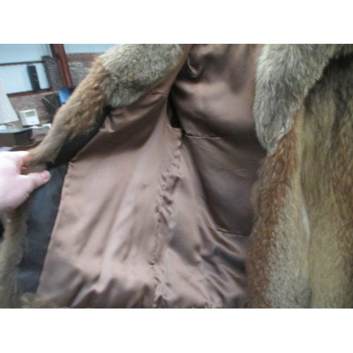 373 - Vintage English fur coat in good clean condition