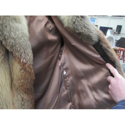 373 - Vintage English fur coat in good clean condition