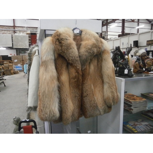 373 - Vintage English fur coat in good clean condition