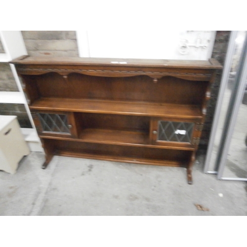 689 - A vintage lead glazed dresser top