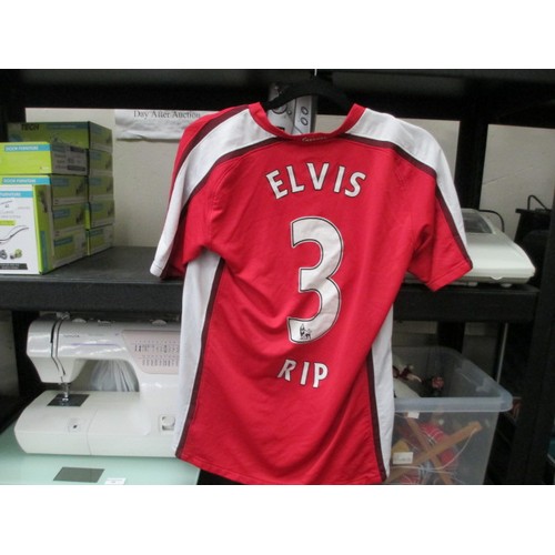 48 - Box of assorted football shirts, various sizes